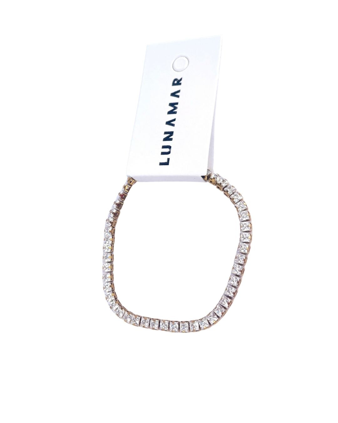 Pulsera Tennis Cristales - Acero Inoxidable