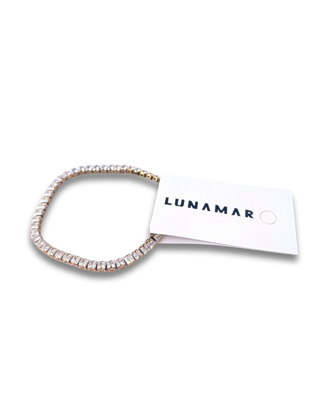 Pulsera Tennis Cristales - Acero Inoxidable
