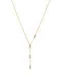 Collar Largo Dijes 2 Cristales