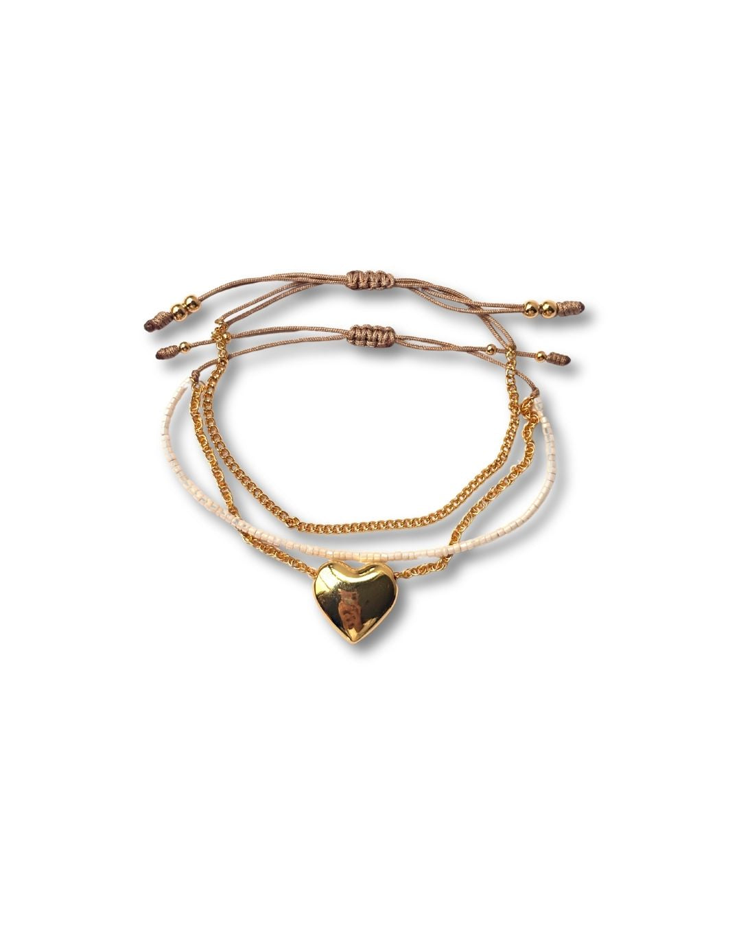 Set pulsera corazón
