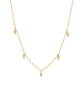 Collar Dijes 2 Cristales