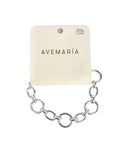 Pulsera eslabones plateada
