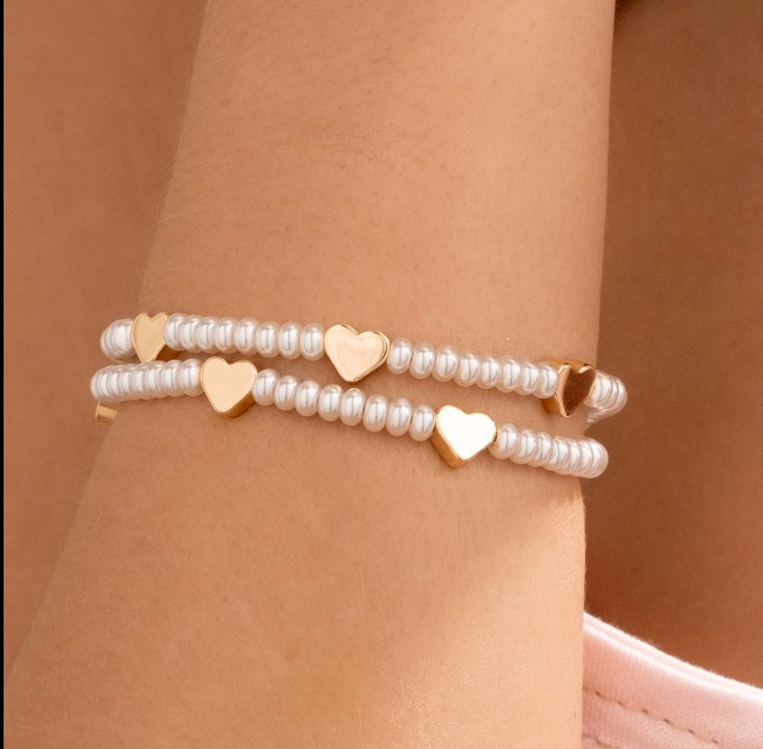 Pulsera Corazones