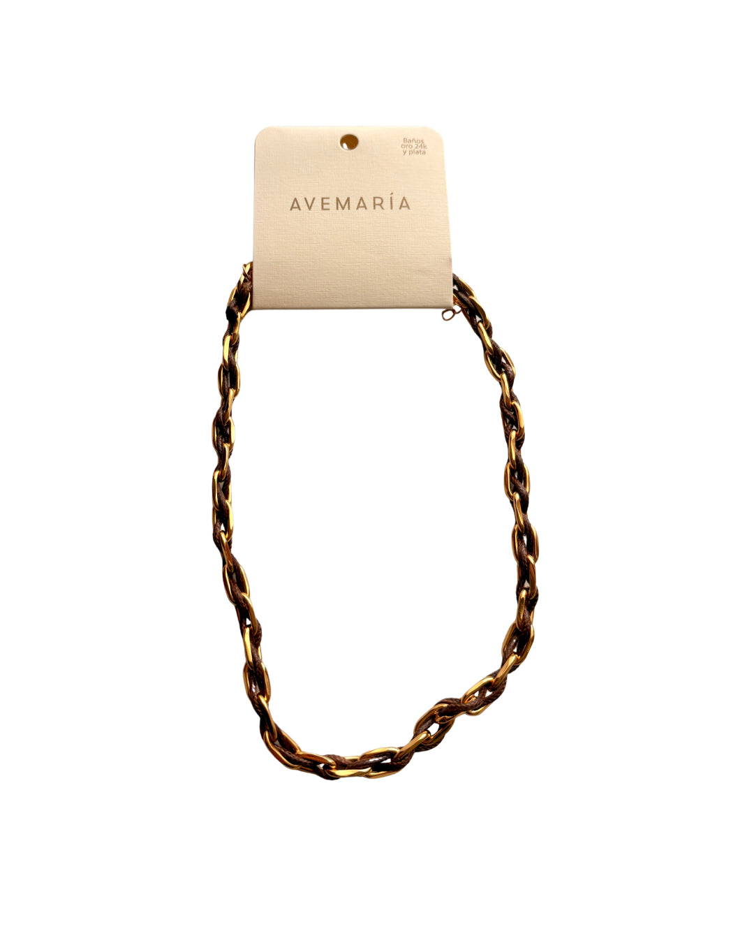 Choker de cordón Entrelazado