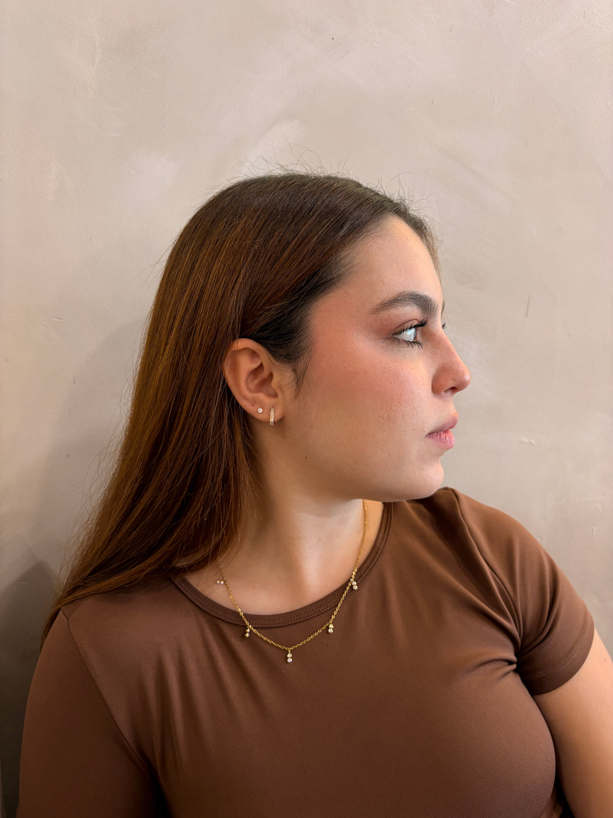 Collar Dijes 2 Cristales