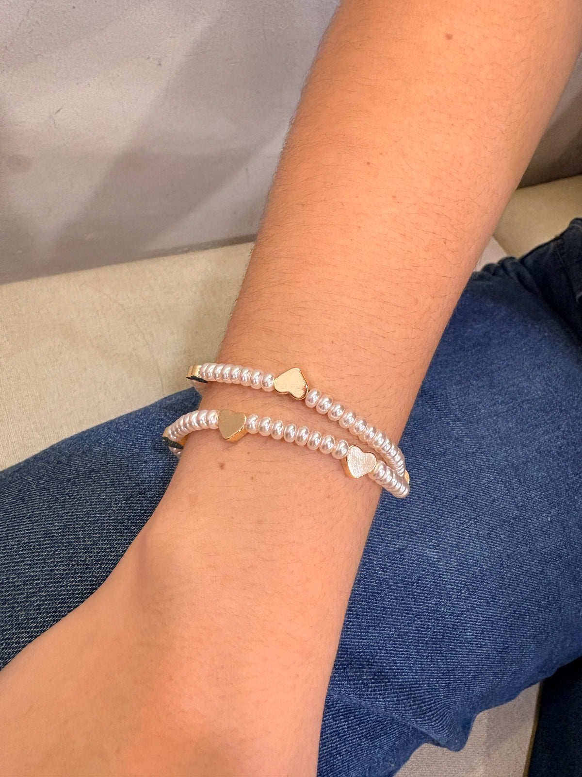 Pulsera Corazones