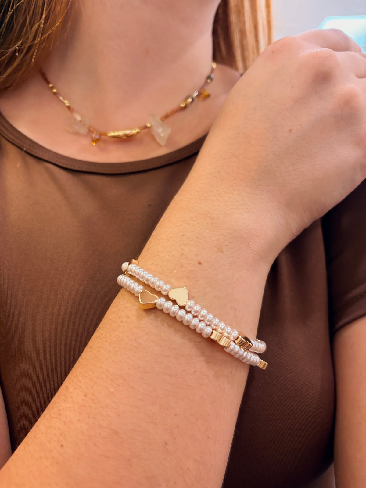 Pulsera Corazones